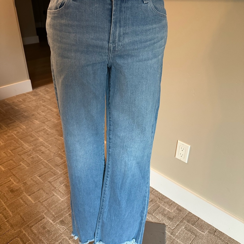J Brand Sky Blue Flare Jeans - Picture 3 of 13